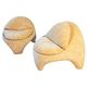 Pair of Sculptural Lounge Chairs by Luigi Colani, 1960s – Hermès Metaphores Silk