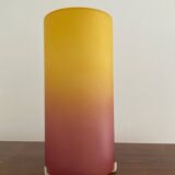 Vintage frosted glass cocktail lamp