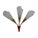 Rare vintage flexible 3-light applique.