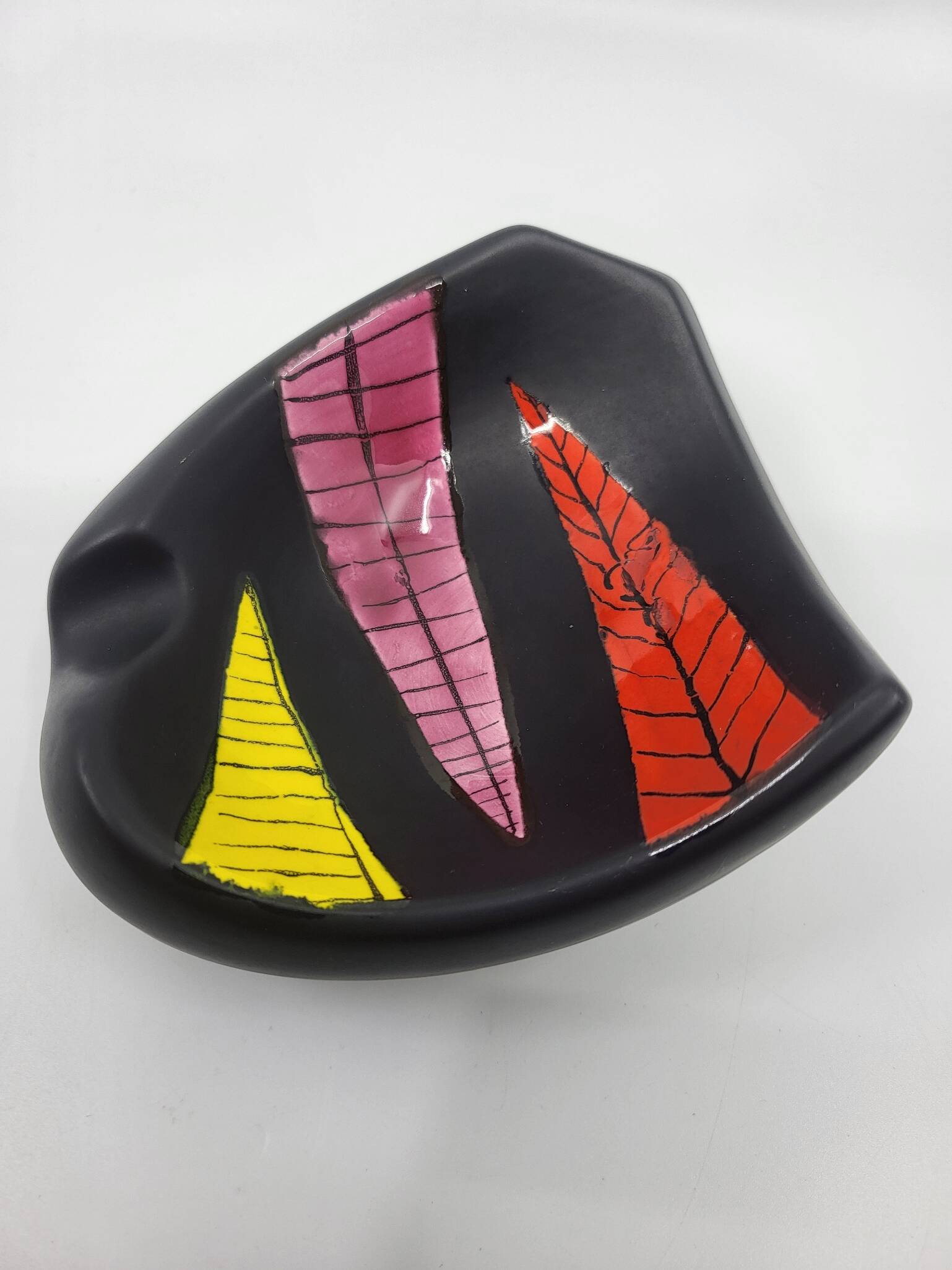 Gabriel Fourmaintraux ceramic catchall France Mid Century