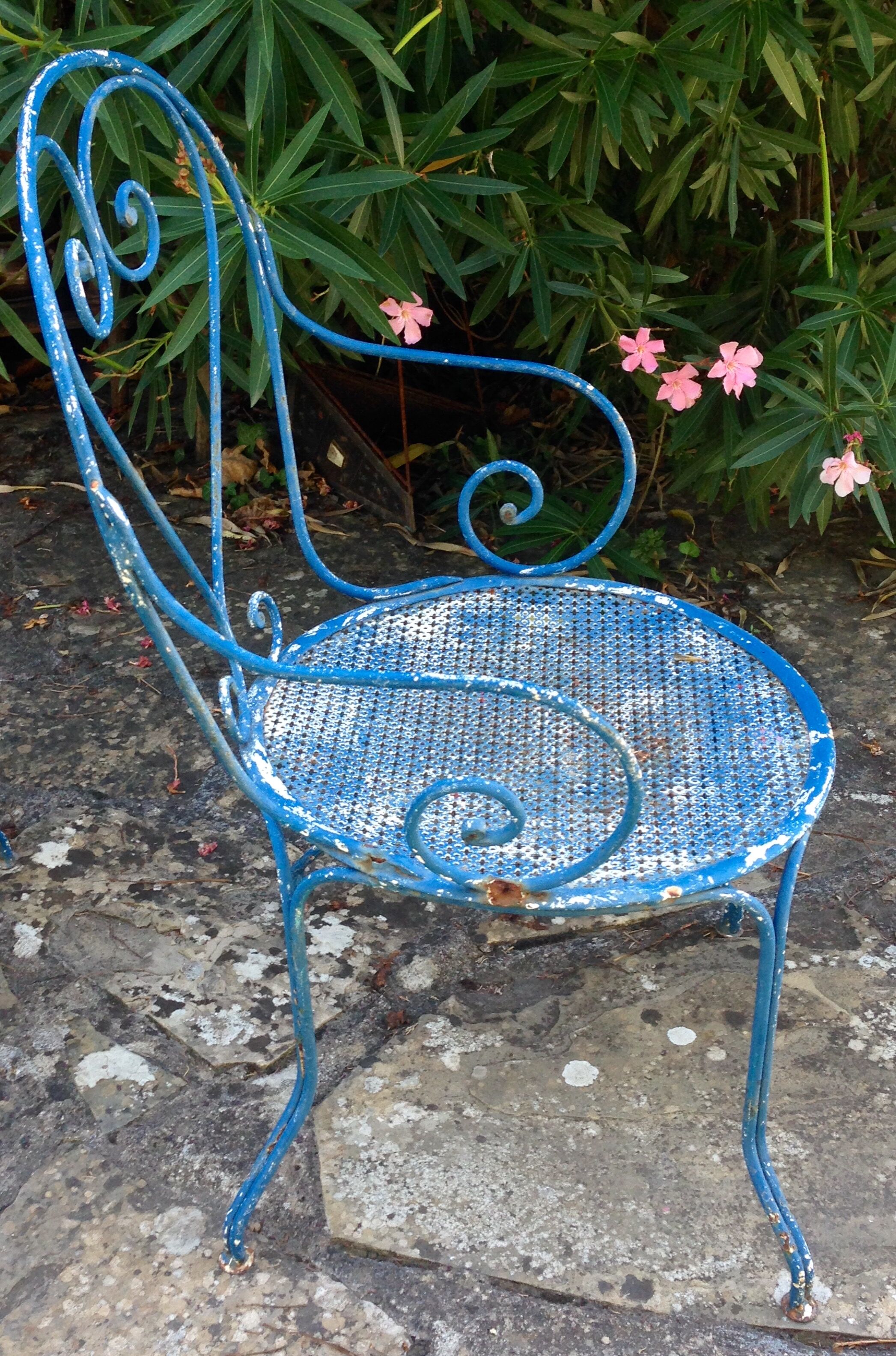 Chair and armchair garden 60 years