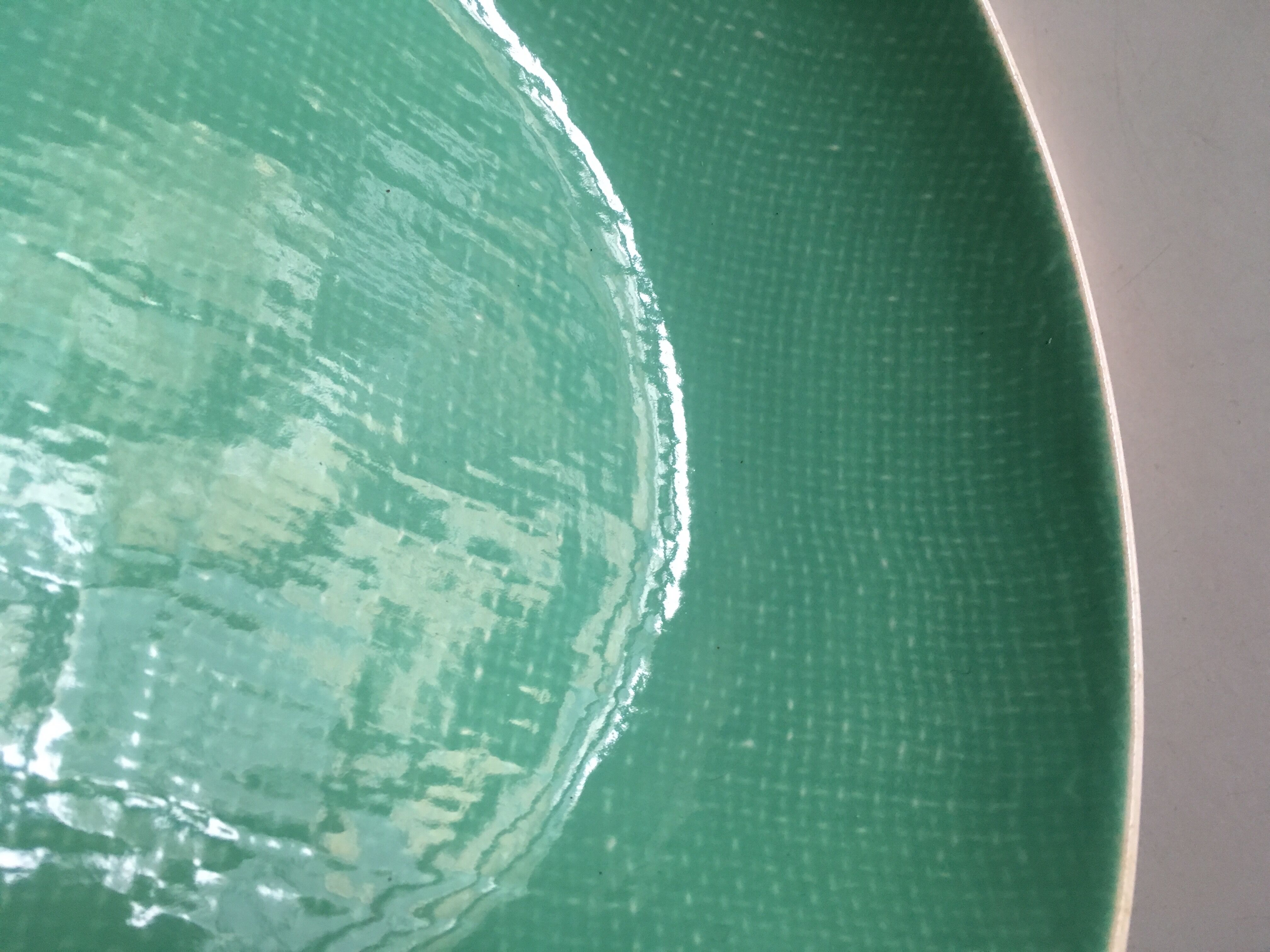 deep dish or bowl Deauville ceramic of Salins, 60 s