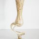 Vintage mid-century artistic vase, beige sand, Murano glass, Europe, 1970.