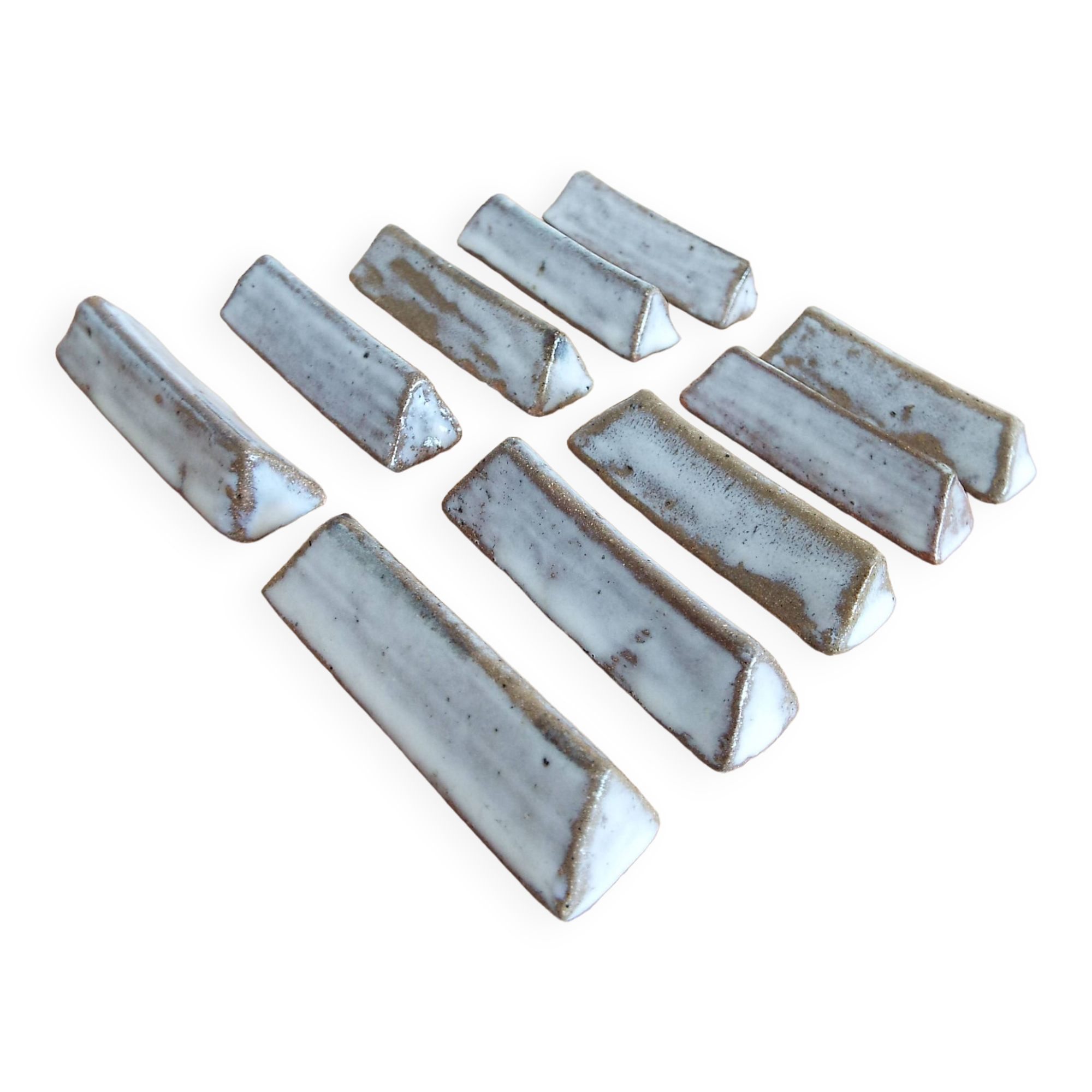 10 stoneware knife doors