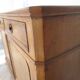 Old - Beautiful solid oak sideboard - 2 doors - 2 drawers in golden oak color