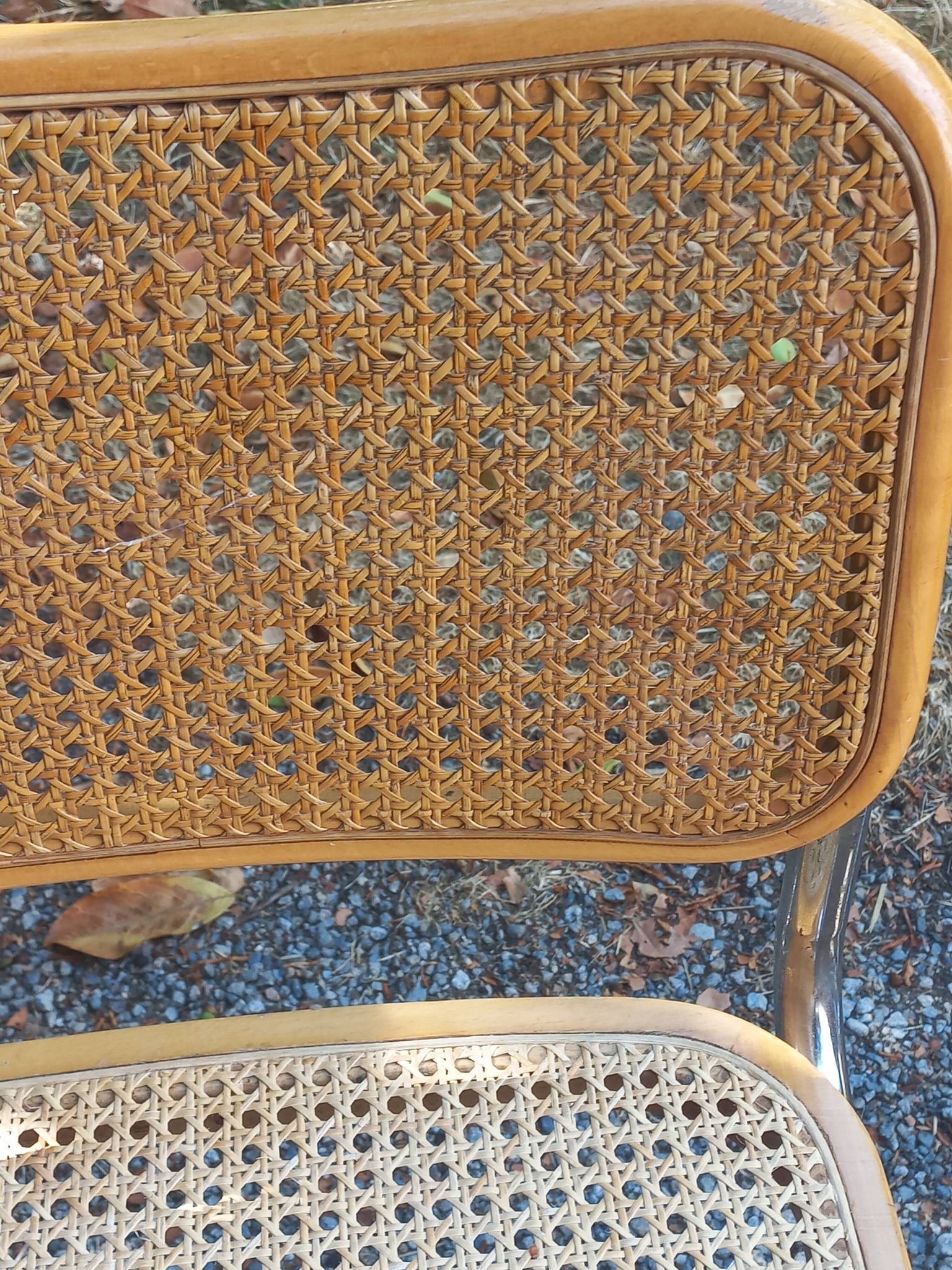 Set of 3 Cesca B32 chairs by Marcel Breuer