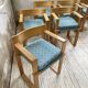 Set de 6 chaises chêne accoudoirs Ate Van Apeldoorn