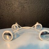 Coat rack, pair of patère design 1960