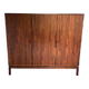 Scandinavian teak wardrobe, 1950s, 186x57x162cm
