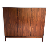 Armoire scandinave en teck 1950 186x57x162cm
