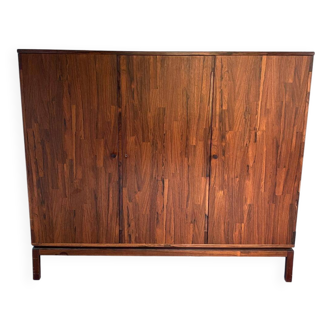 Scandinavian teak wardrobe, 1950s, 186x57x162cm