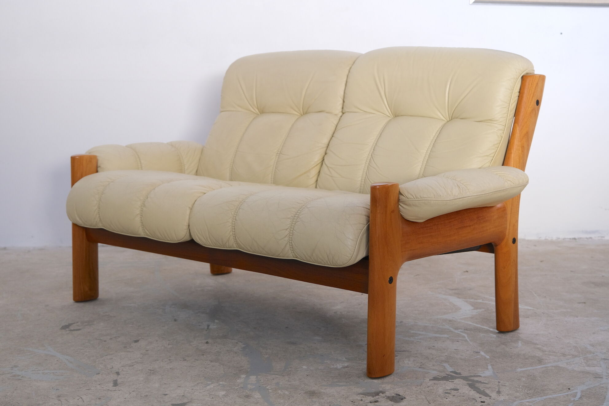 Leather Living Room Set model Montana by Ekornes, 1970's