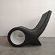 Fauteuil lounge postmoderne Fish chair Satyendra Pakhalé Cappellini