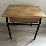 Children's desk in wood and metal
