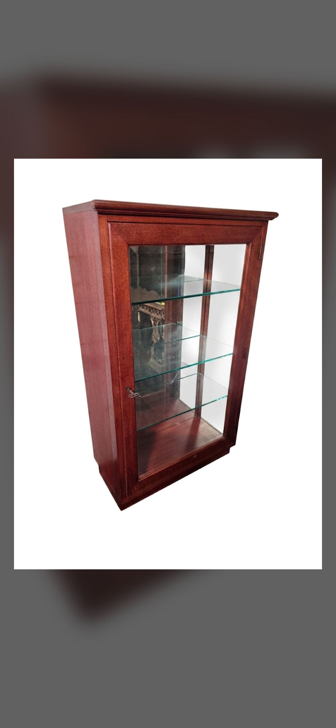 Mahogany display cabinet 20th century