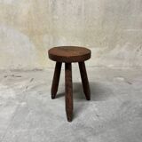 Vintage rustic style tripod stool
