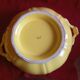 Soupière en faience jaune "vintage"