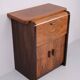 Art Deco furniture in burl wood from the 1920s, Netherlands.