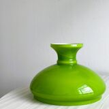 Vintage green opaline glass lampshade