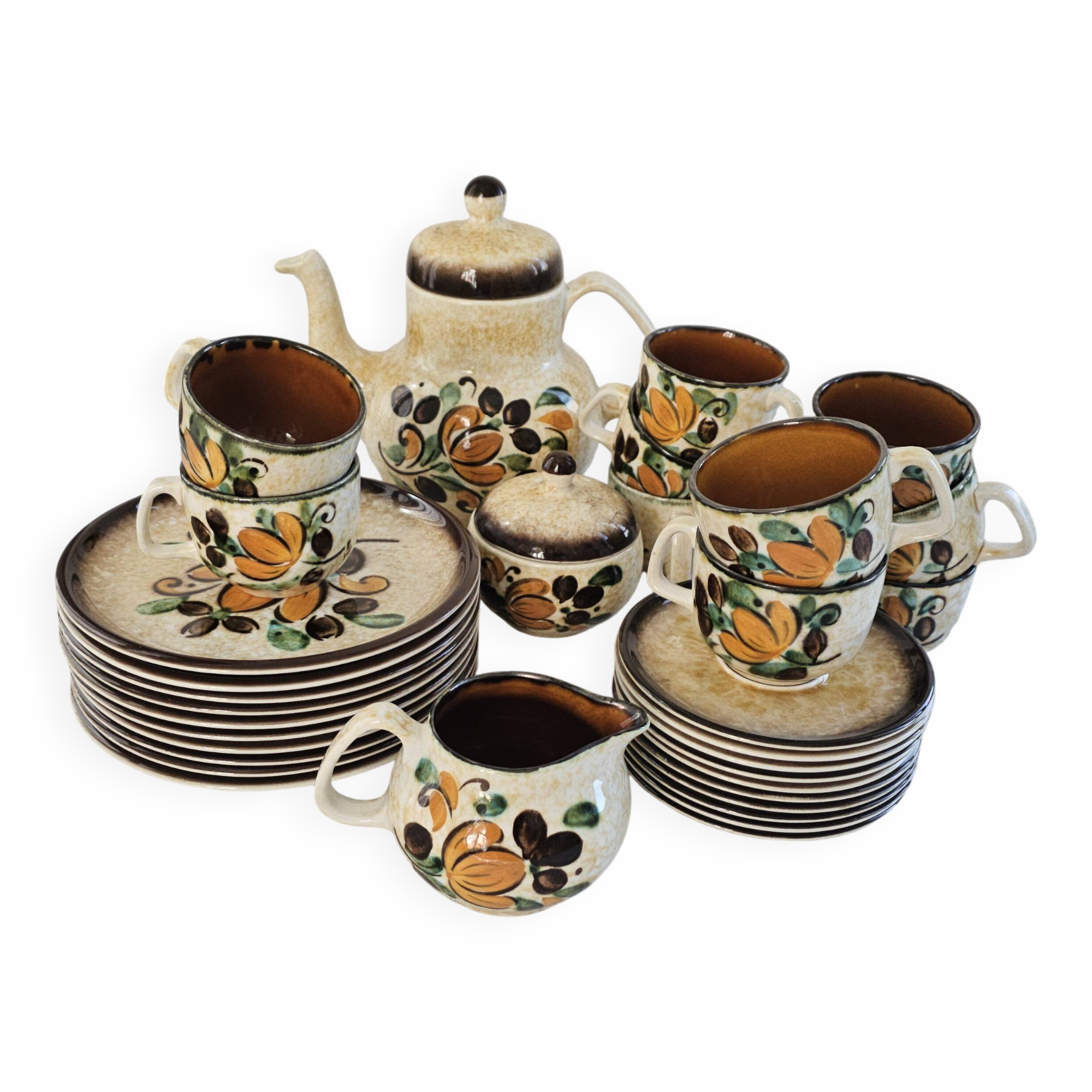Coffee service for 10 people Boch La Louvière Corfu collection