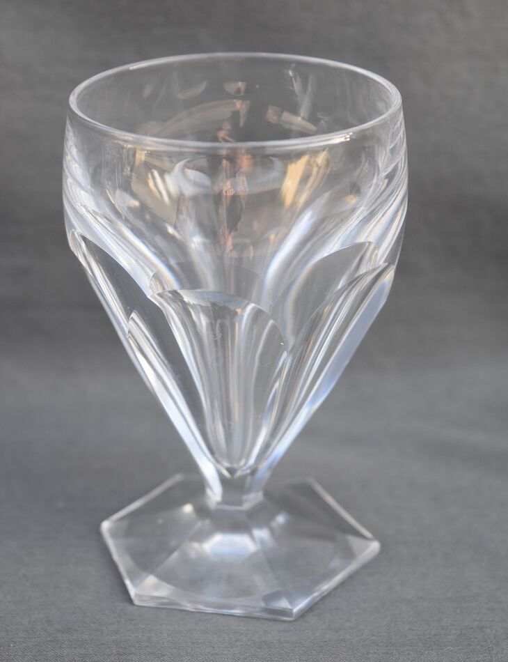 6 glasses in Porto or crystal digestive with slices cut St. Louis