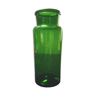 Bottle old apothecary jar preserves pharmacy collection thick green blown glass n° 2