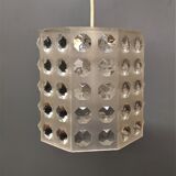 DLG - Rotaflex octagonal diamond chandelier - 60s - France