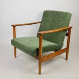 Green Olive GFM-142 Armchair attributed to Edmund Homa, 1970s