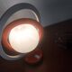 Pair of Vintage Table Lamps • Saturn • Steel and Glass • Space Age • 1960