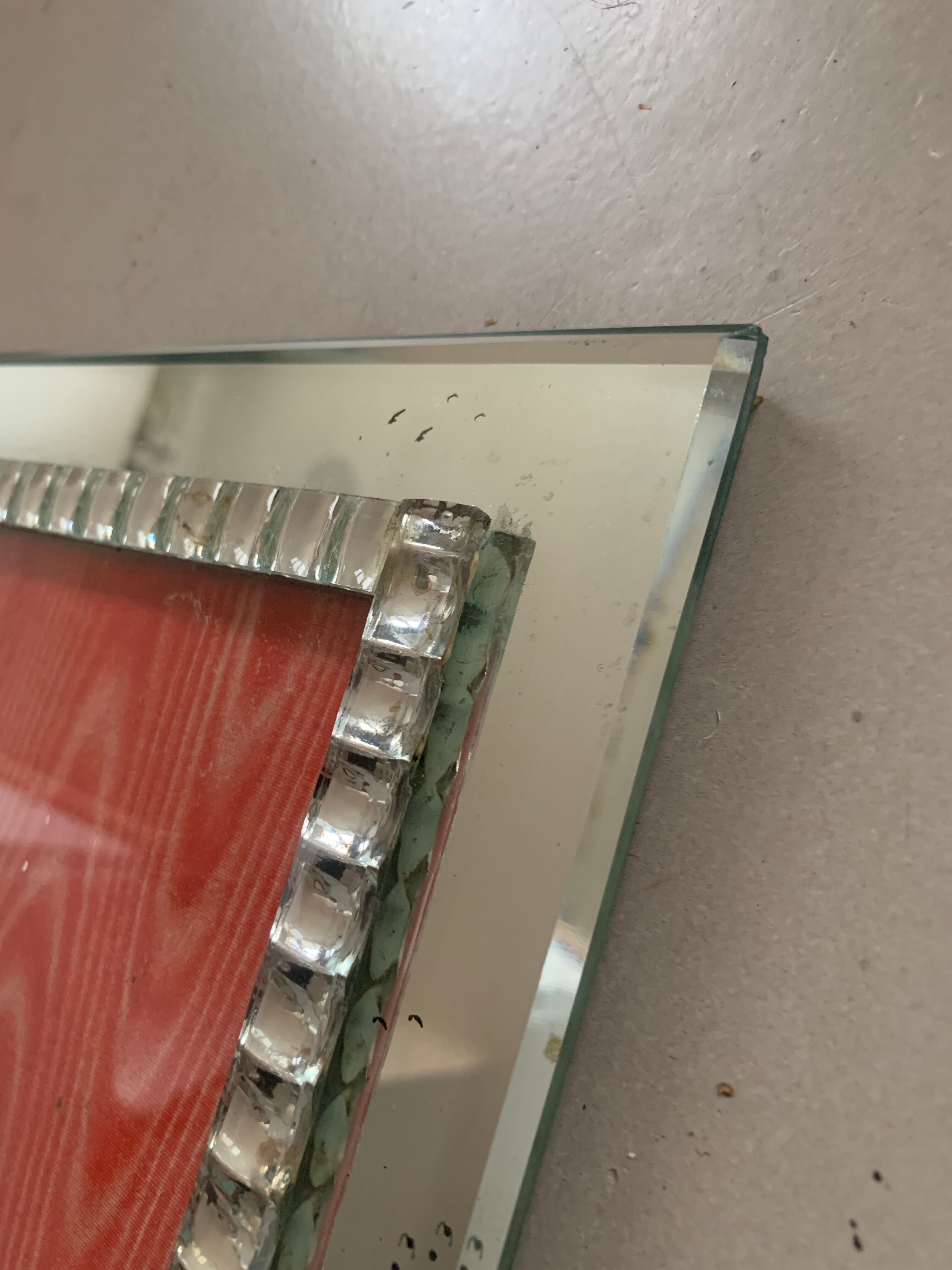 Vintage mirror frame h36cm