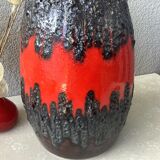 Vase Bay Keramik fat lava West Germany 7030