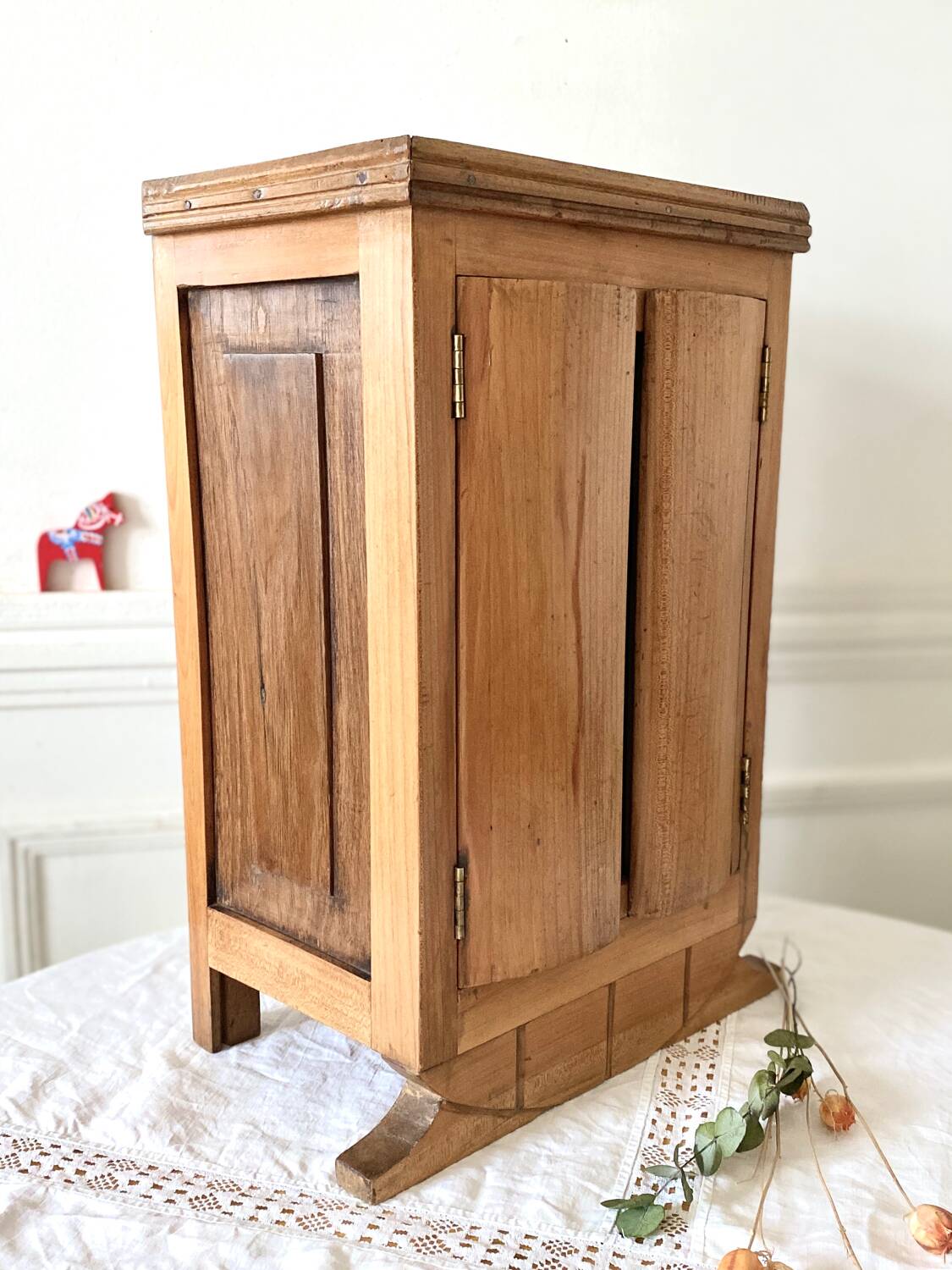 Small wooden storage unit