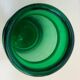 Antique green glass pharmacy jar