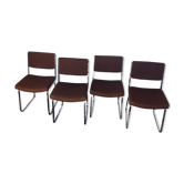 Ensemble de 4 chaises vintage