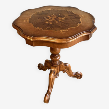 Louis XV style inlaid side table