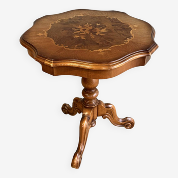 Table d'appoint marquetée de style Louis XV