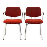 Set of 2 vintage design chairs by Friso Kramer for Ahrend de Cirkel late 1960s