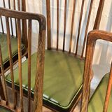 Chaises de salle à manger, Charles Ramos 1950s