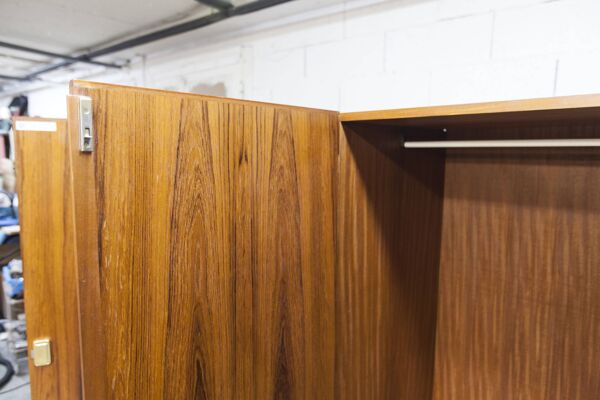 Armoire scandinave en teck par Eric Grinwis Holland 3 portes 2 tiroirs 1960