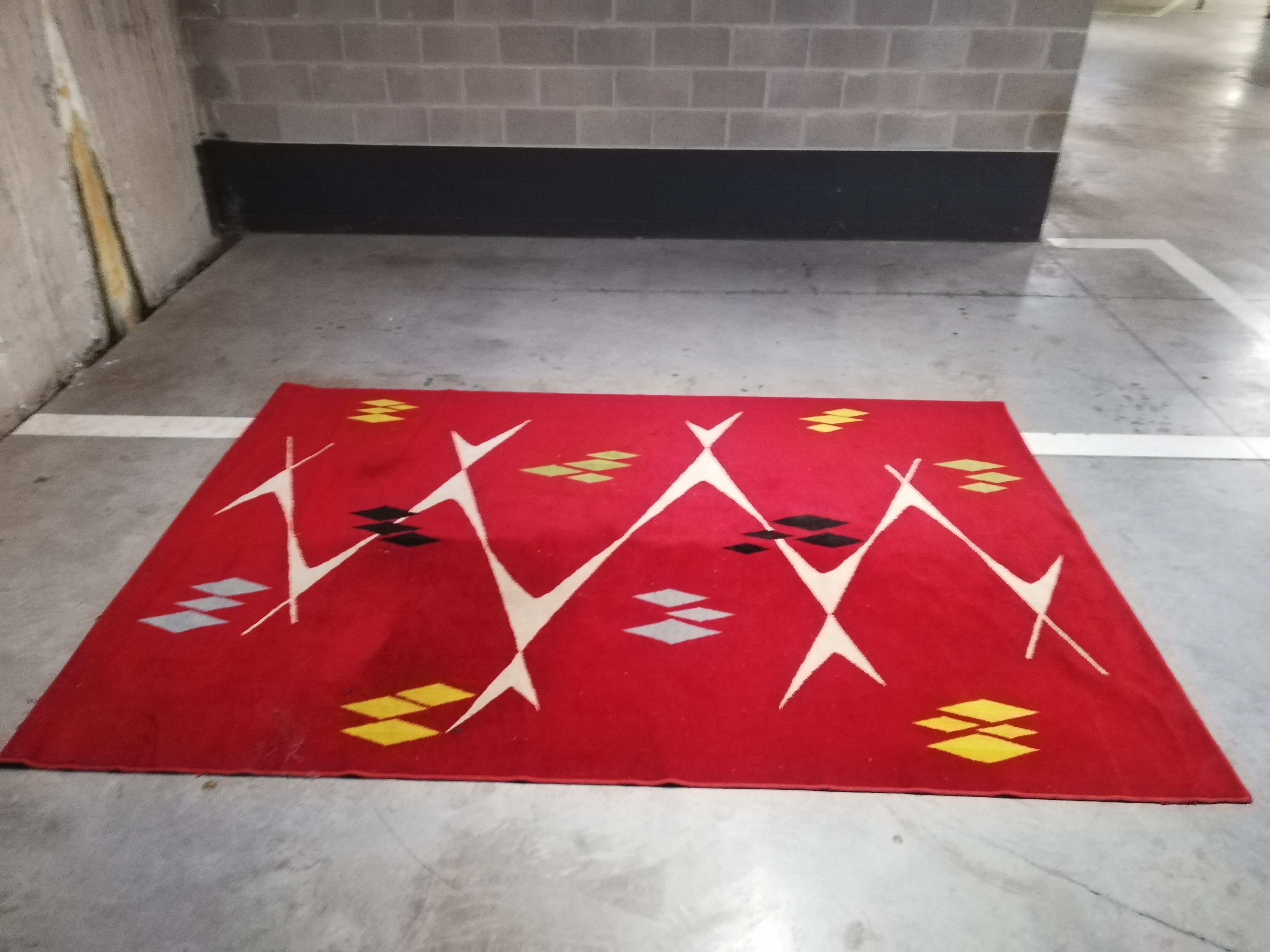 Abstract rug France 1950