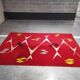 Tapis abstrait France 1950