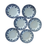 Plates earth of iron saint Amand Jane retro vintage antique