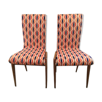 Pair of chairs with Scandinavian design