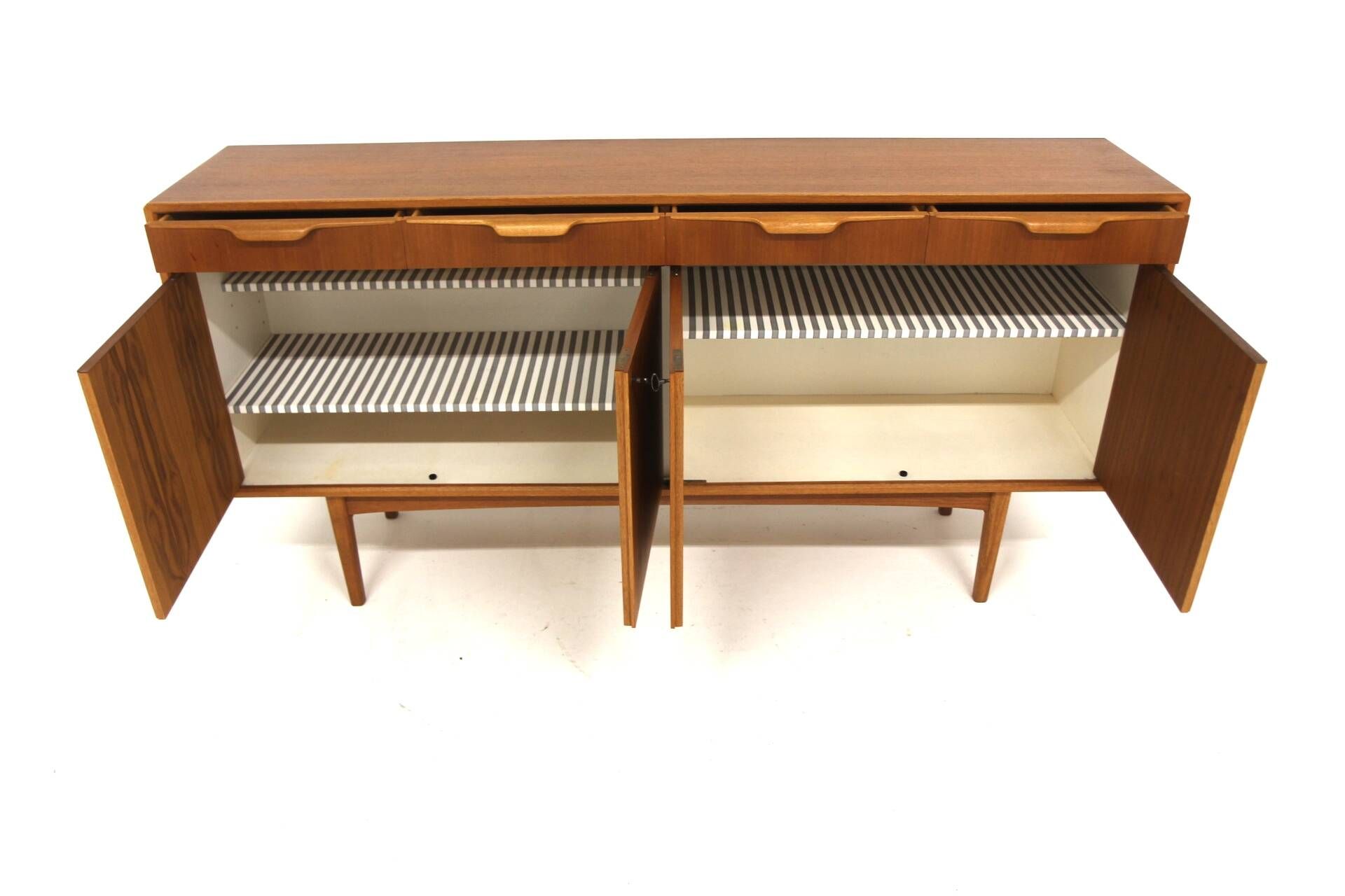 Enfilade scandinave en teck, Bertil Fridhagen, Suède, 1960