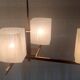 Chandelier in brass and lacquered metal 50s 60s