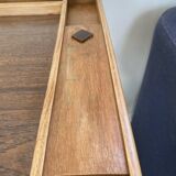 Vintage folding desk in wood and metal – 1960s