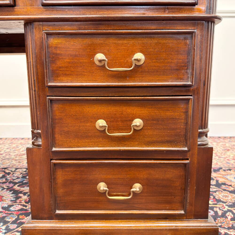 Classic English Chesterfield Desk