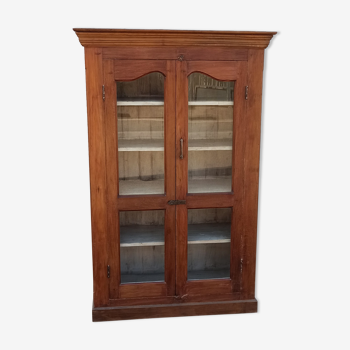 Glazed wooden cabinet