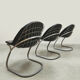 Vintage Italian design Pascale dining chairs Gastone Rinaldi for Rima