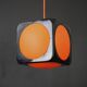 Very cool space age lamp by Uffe Gustav Schioler for Hoyrup Denmark  *** model Poker Dice 527 *** 70